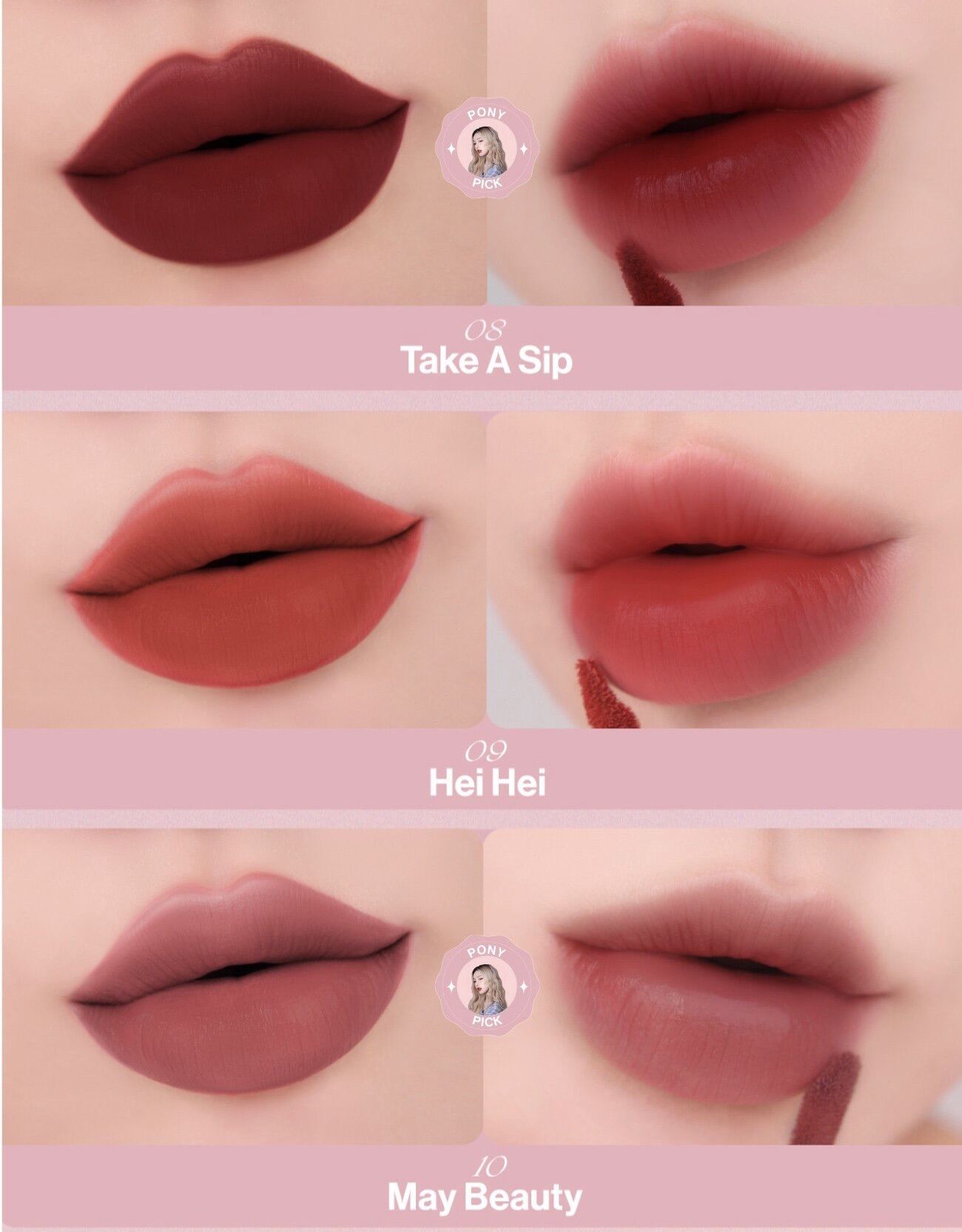 Son Kem Lì Gilaa Long Wear Lip Cream (Rich Rosie Edition)