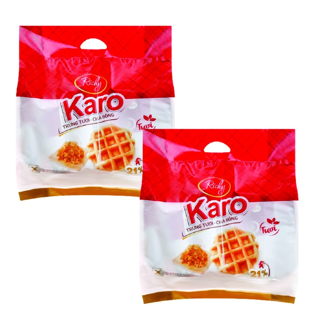 karo trứng tươi chà bông ( lốc 6 gói nhỏ )