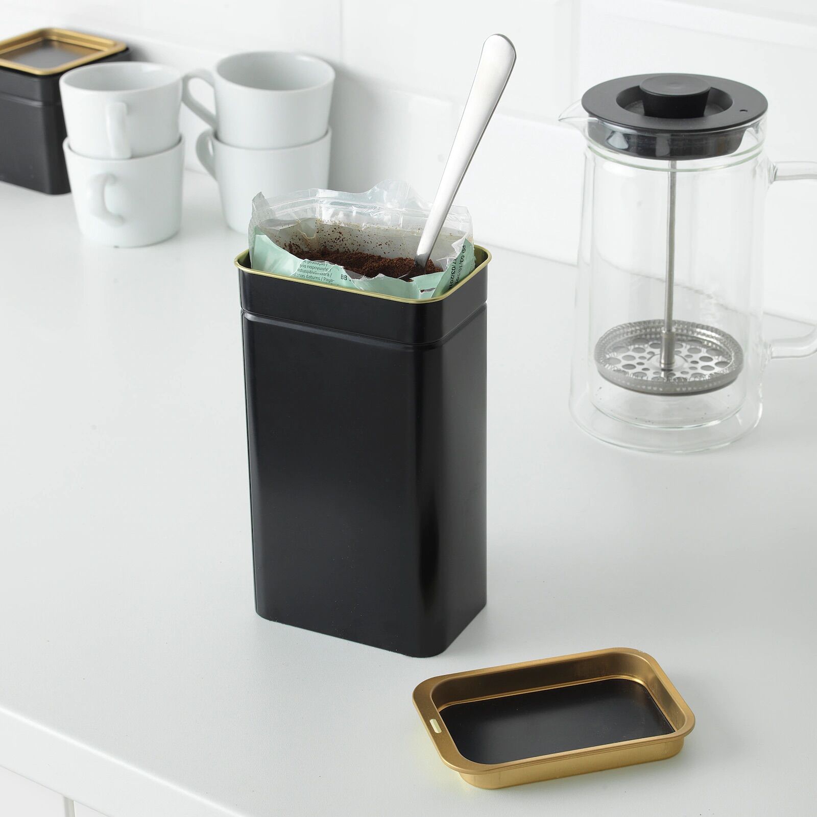 Hộp đựng trà, cafe 1l IKEA