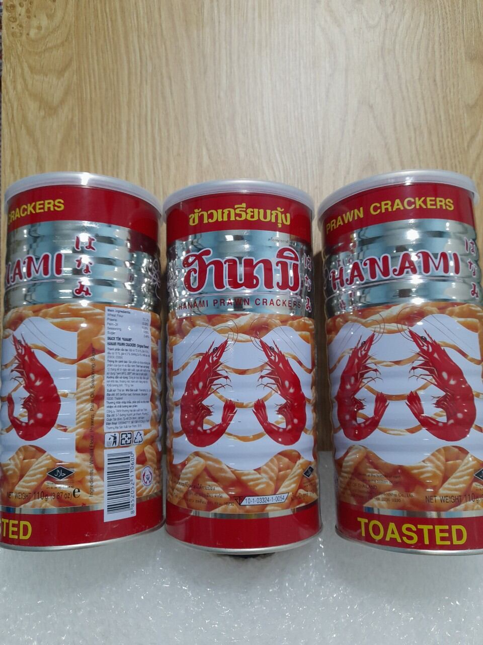 Bánh Snack tôm Hanami hộp 110g