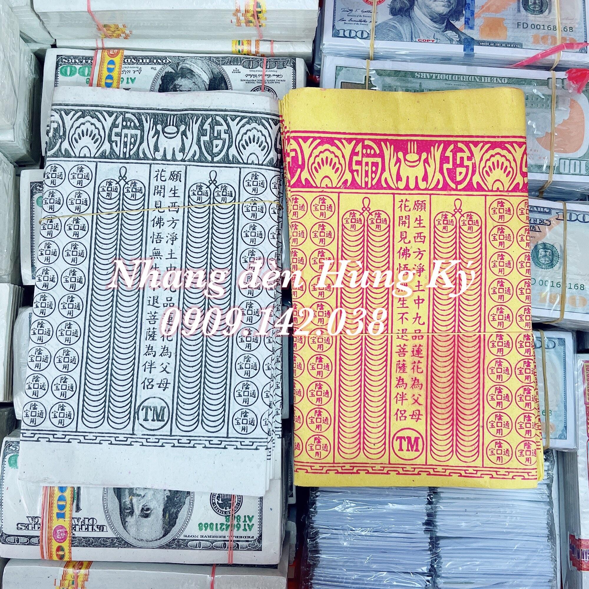 Giấy cúng chuỗi vàng - chuỗi bạc
