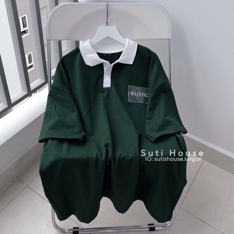 Áo Polo Phối Cổ Siêu Hothit , From Thụng Dáng Unisex