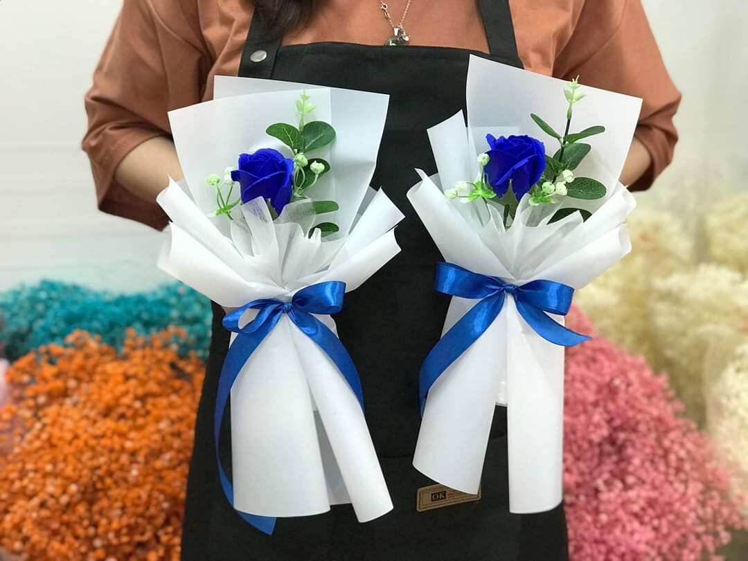 cốt hoa bó sẵn cắm được 1-3 bông