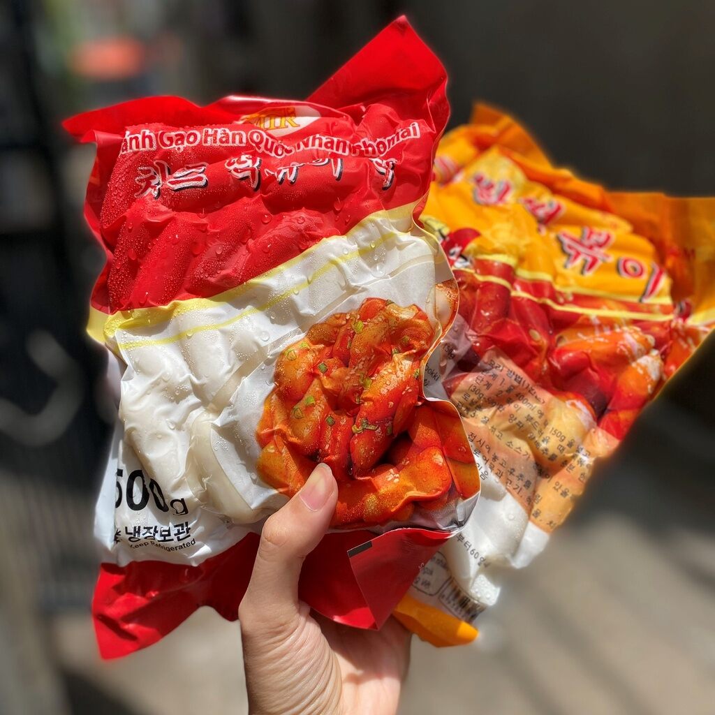 Bánh Gạo Tokbokki nhân phô mai gói 500g - Ship Hoả Tốc