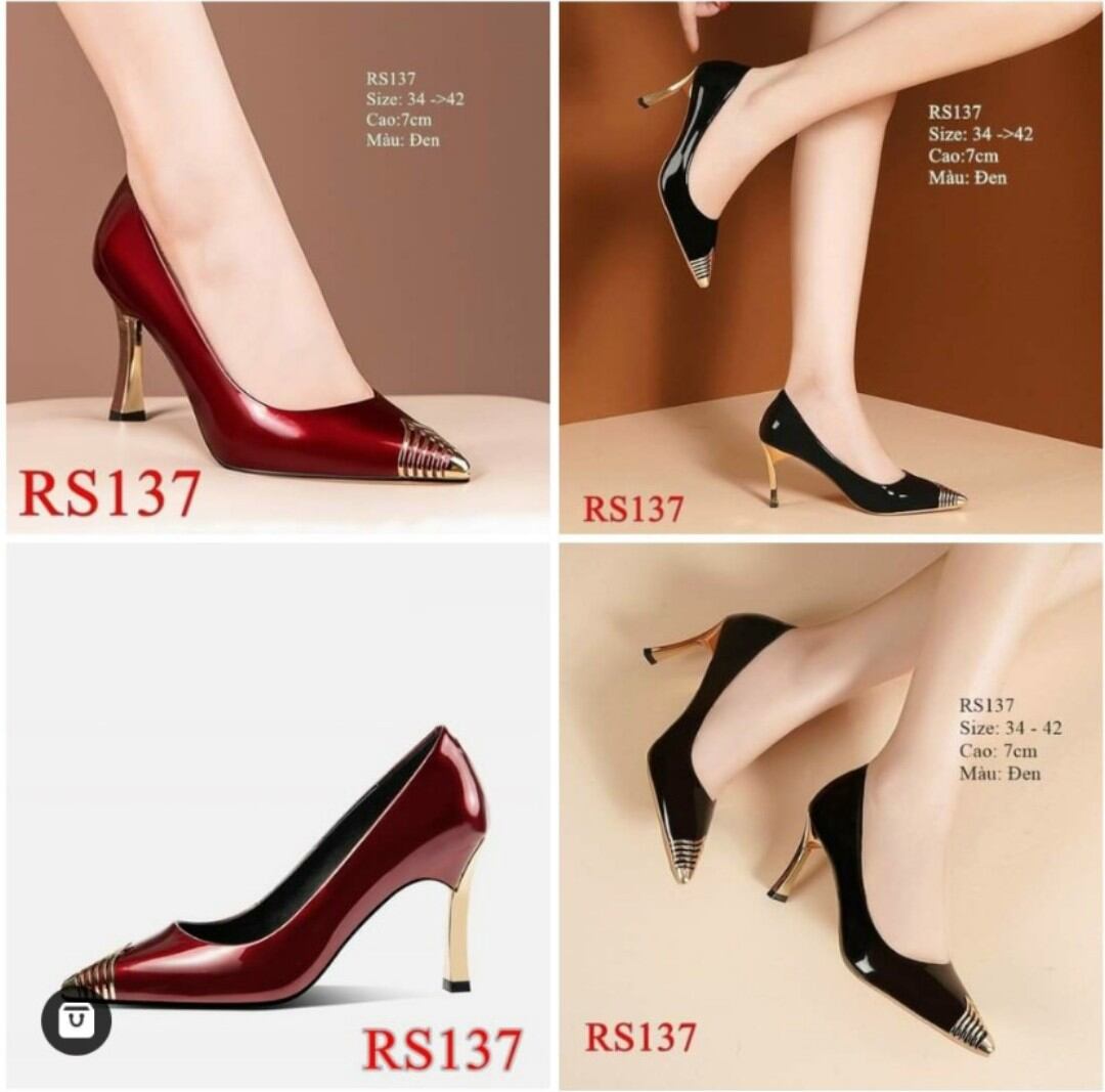Giày cao gót  đi tiệc 7cm Rose RS137