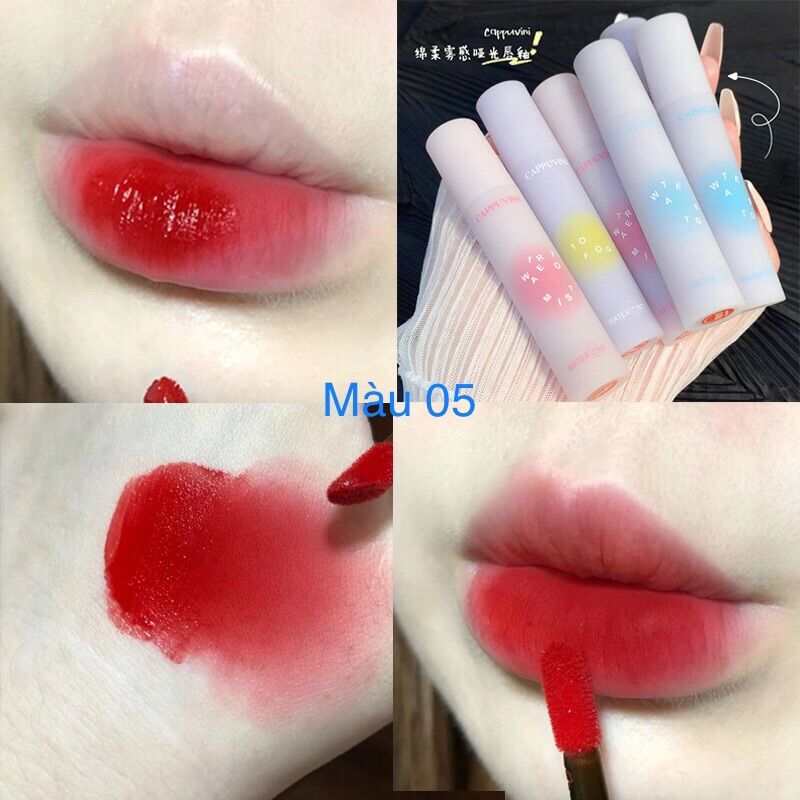 Son Kem Lì Cappuvini Air Mist Delicate And Soft Mềm Mịn Môi