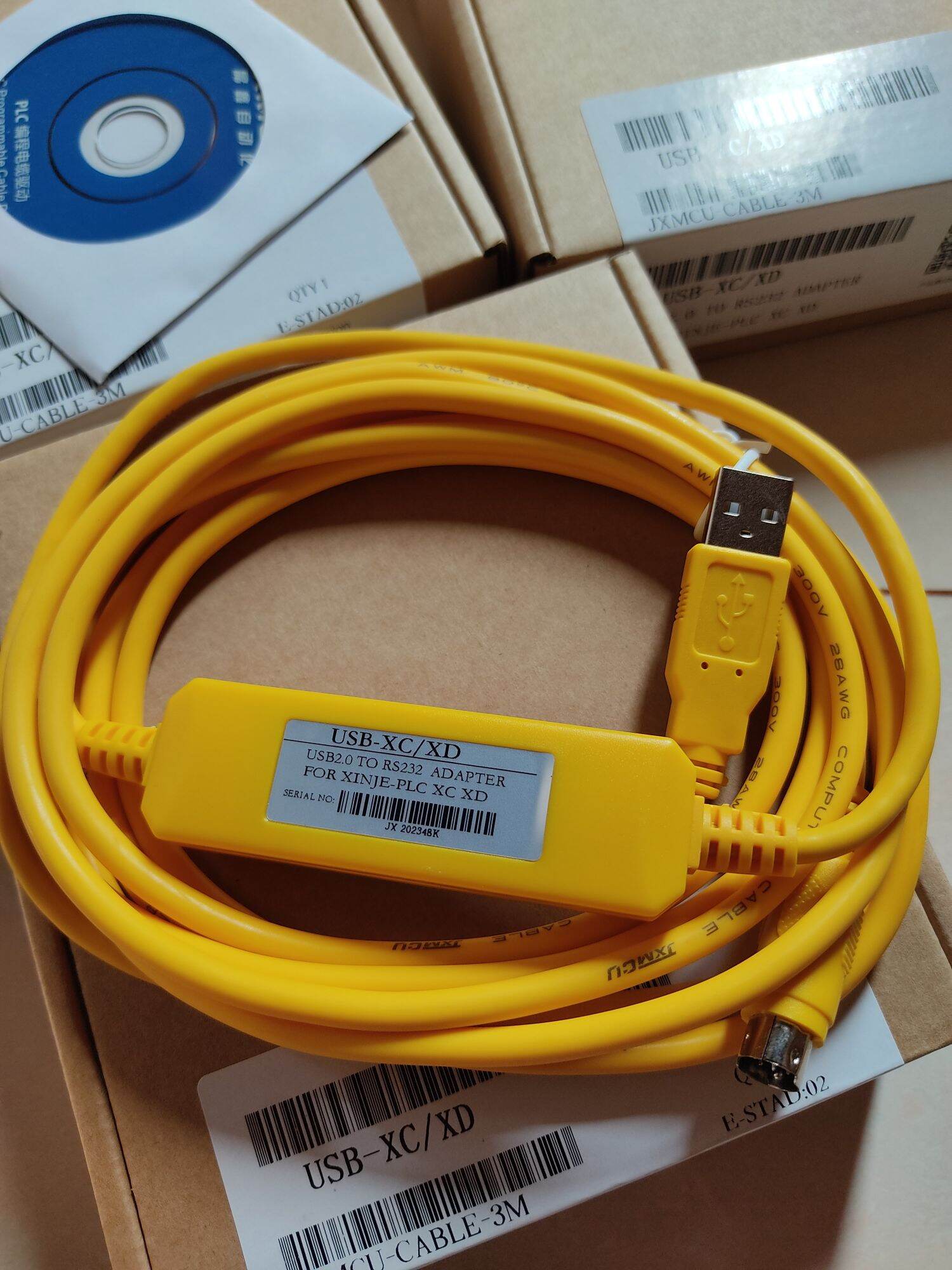 Cáp nạp chương trình PLC Xinje. USB - XC/XD