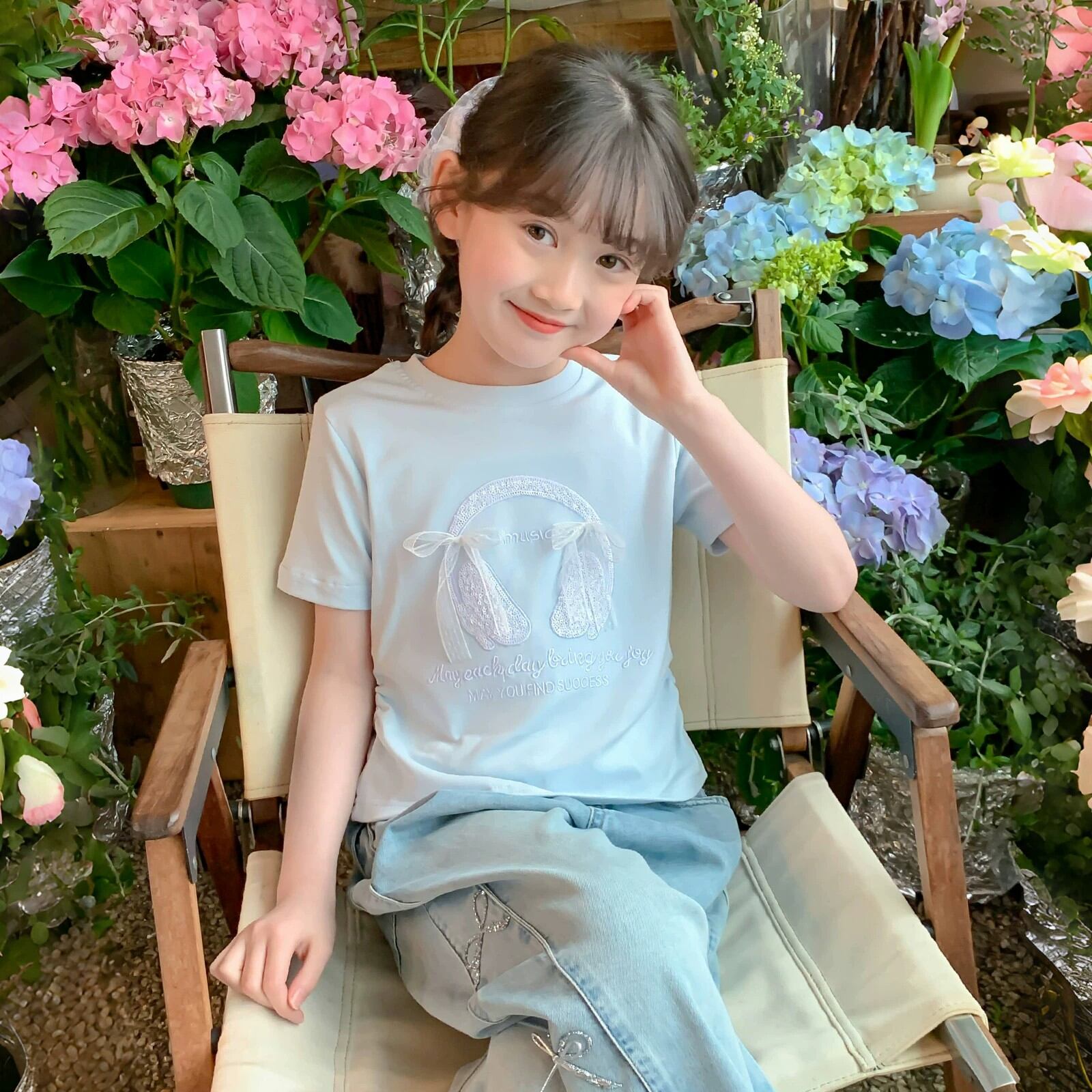 Stylish New Arrival Girl's T-Shirt - 3