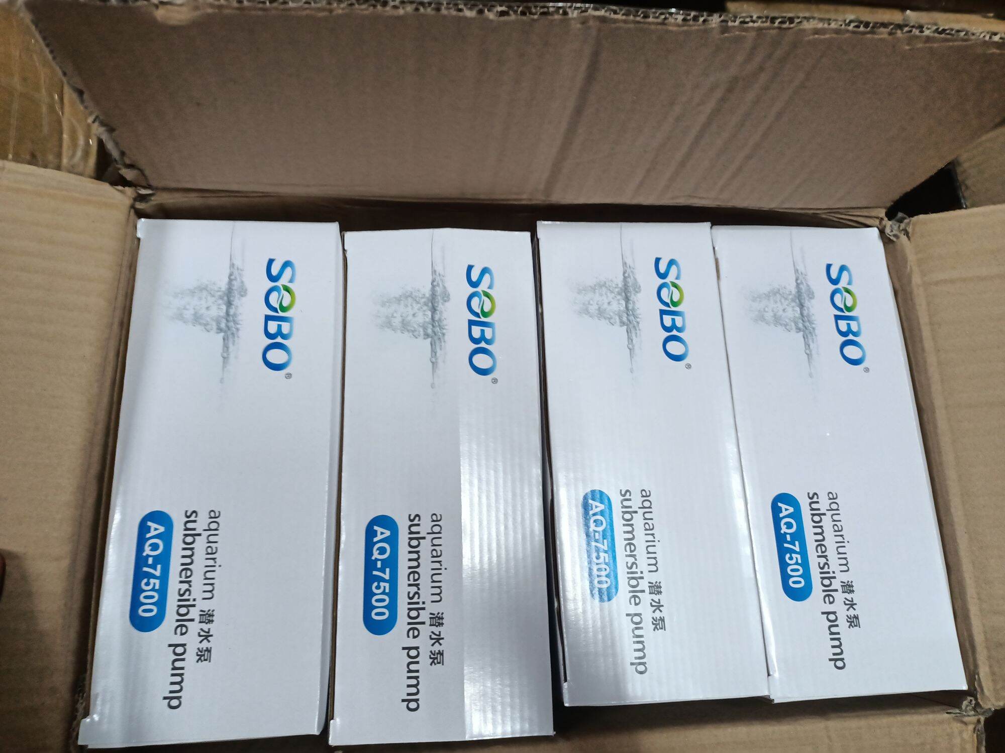 MÁY BƠM CHÌM , MÁY BƠM HỒ CÁ SOBO AQ 7500 ( 5000L/H 100w )