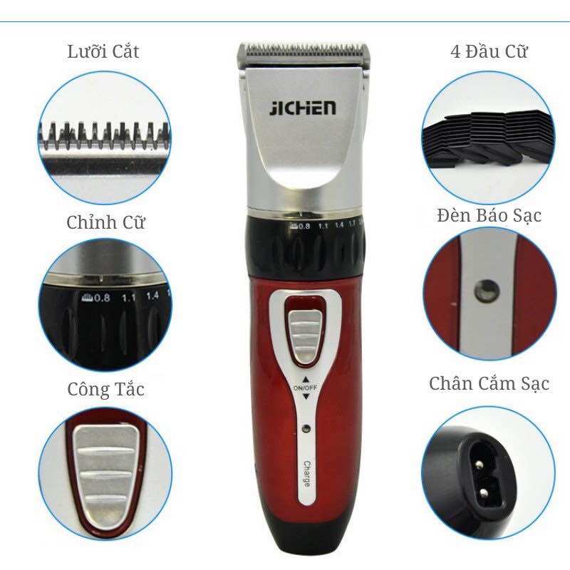 Tông đơ cắt tóc cao cấp Jichen 0817