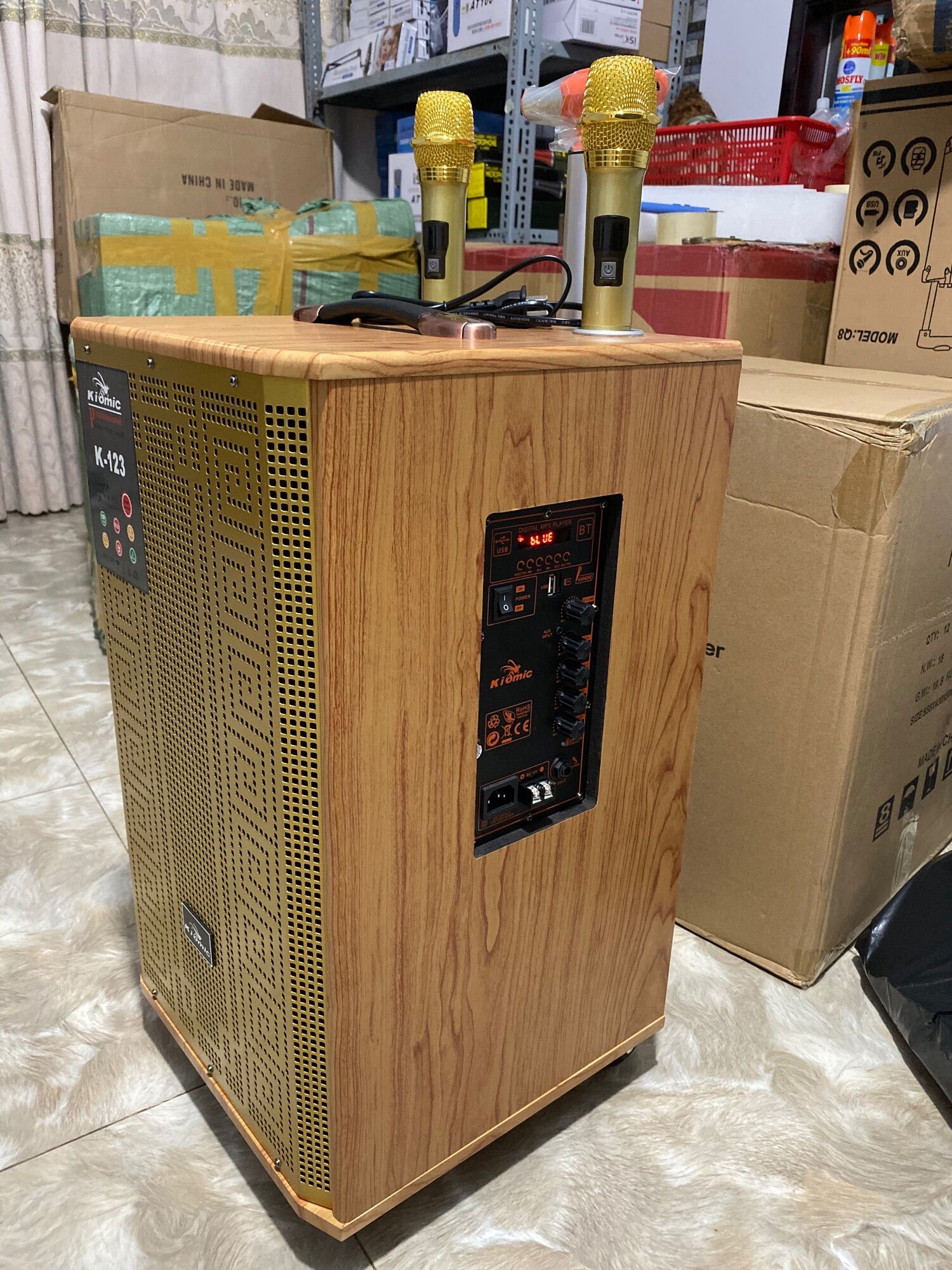 Loa kéo K123 3 tấc Pro