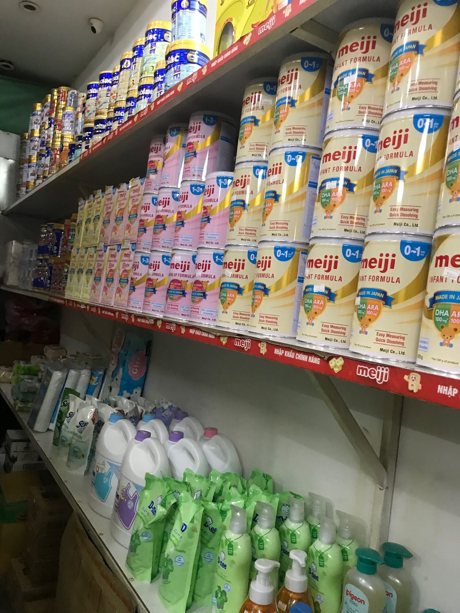 Sữa bột Meiji nhập khẩu số 0, 800gram(cho bé từ 0-12 tháng)