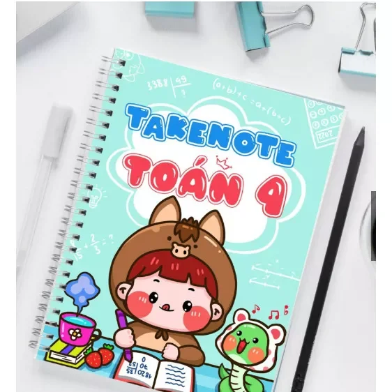 Sổ takenote toán 4 - khổ giấy a5