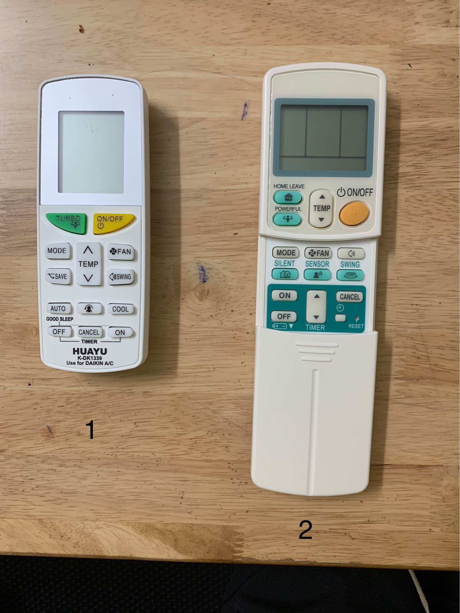 Remote máy lạnh Daikin - Điều khiển điều hoà Daikin