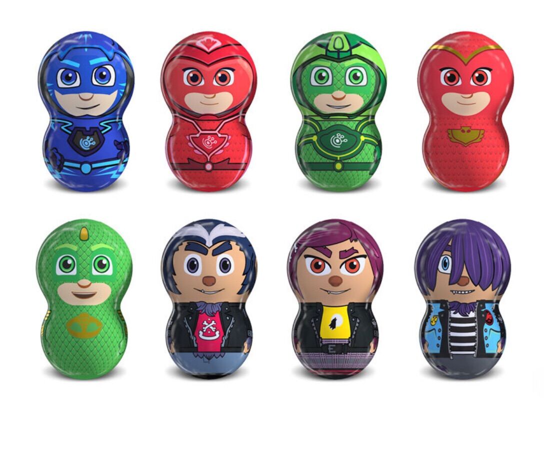 Kẹo Đồ Chơi Lật Đật PJ Masks Flipperz
