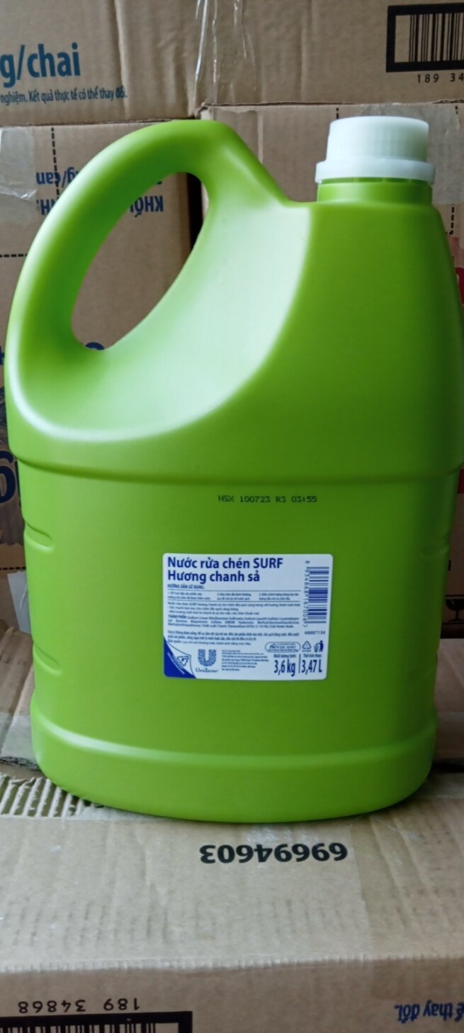 [HCM]Nước rửa chén Surf hương chanh sả 3.5kg