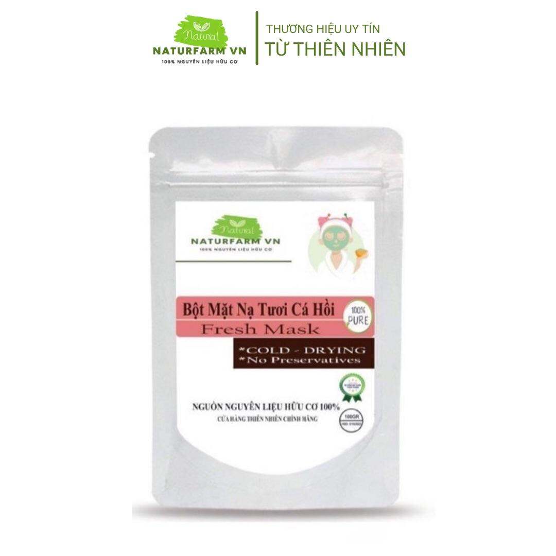 100gr Bột mặt nạ dẻo Colagen DNA Cá Hồi cao cấp chuyên dùng trong Spa uy tín ( Mask dẻo chính hãng )