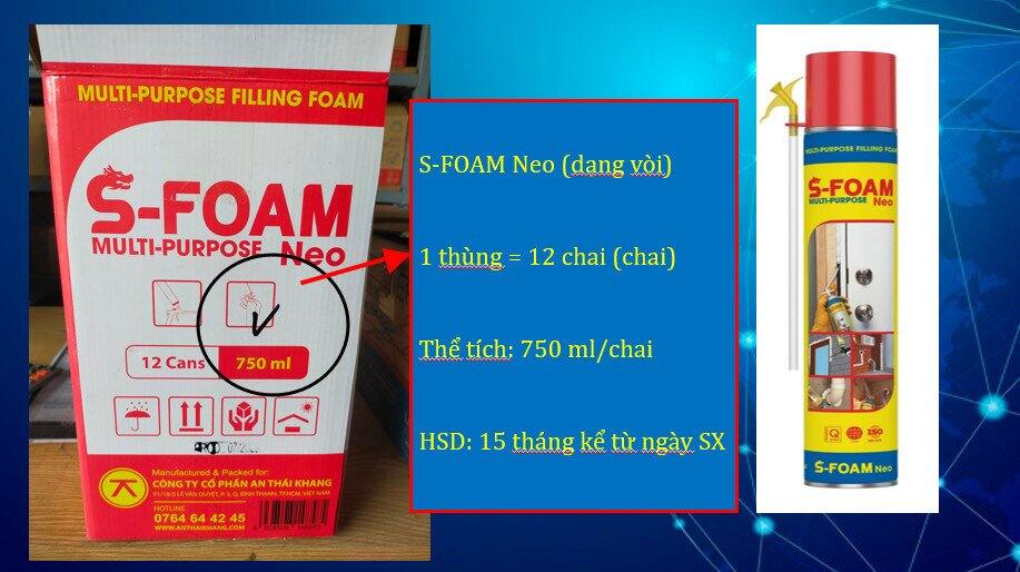 Keo Bọt Nở Sfoam