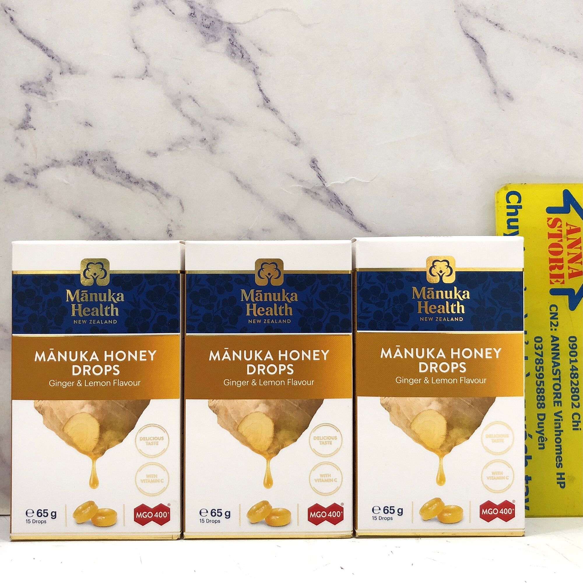 Kẹo mật ong manuka mgo 400+ kết hợp chanh và gừng 🍯🍯🍋🍋