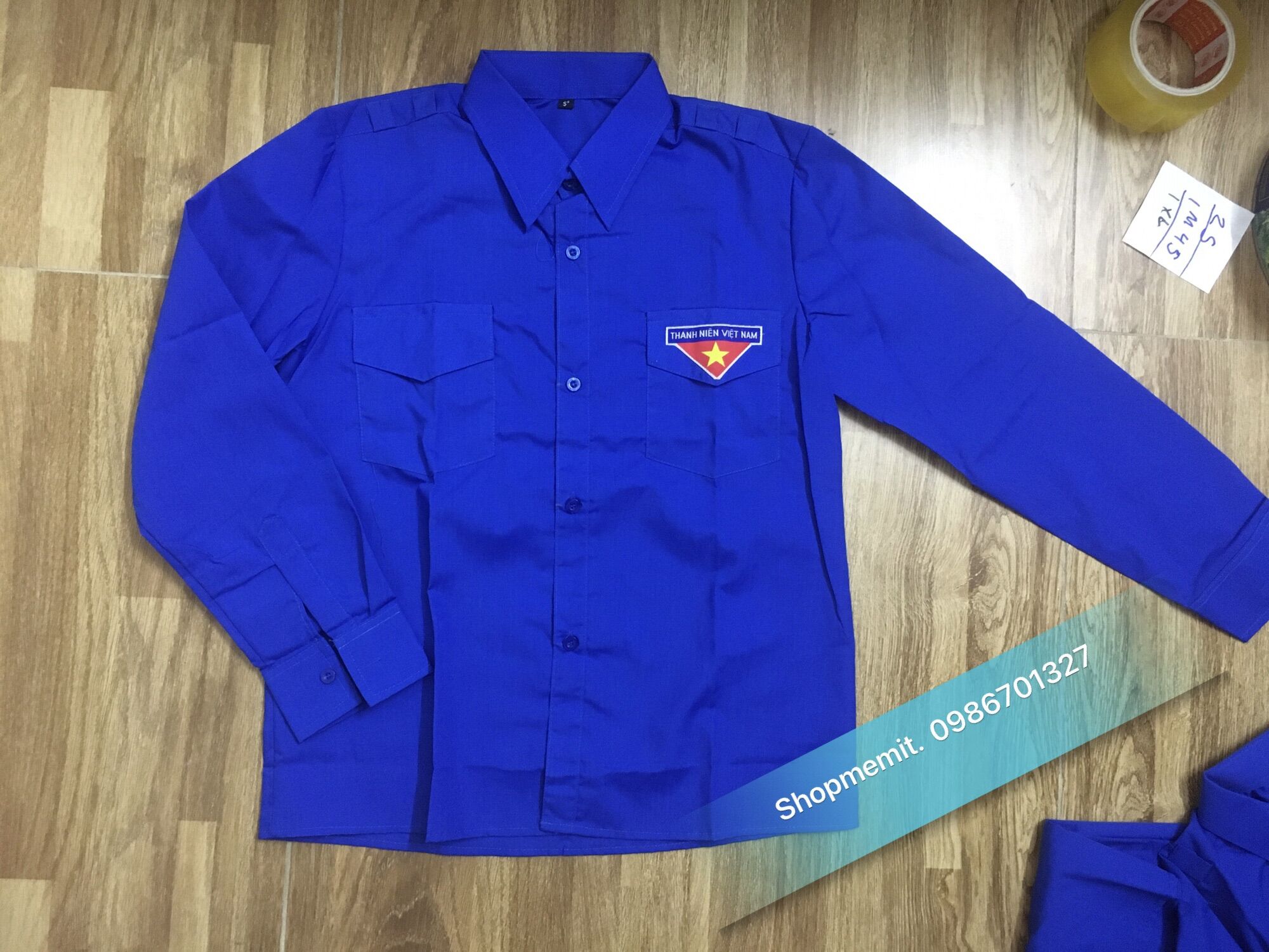 Size Đại Áo Đoàn Thanh Niên Việt Nam Form Chuẩn 80-95kg