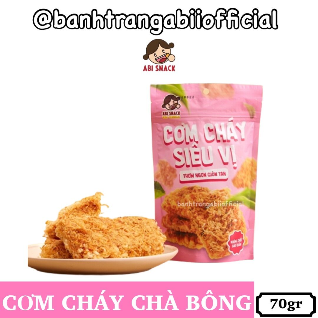 Cơm cháy chà bông Abi siêu nhiều topping