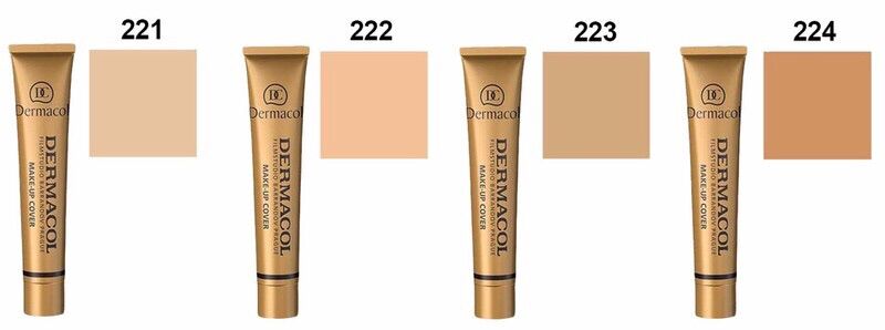 kem nền che khuyết điểm DERMACOL 222