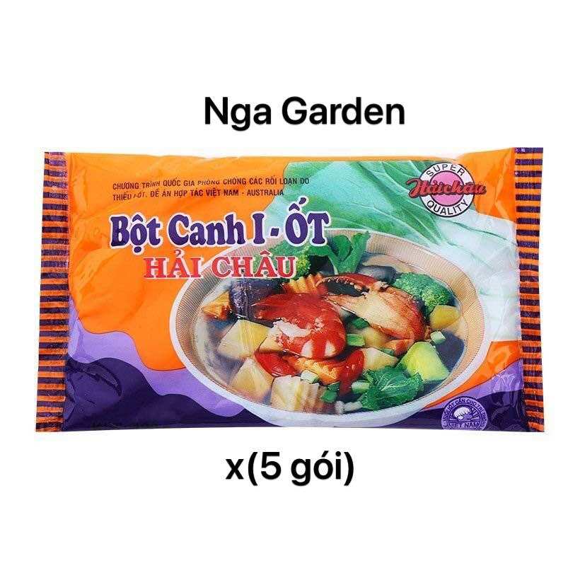 5 gói bột canh i-ốt Hải Châu gói 190 gr