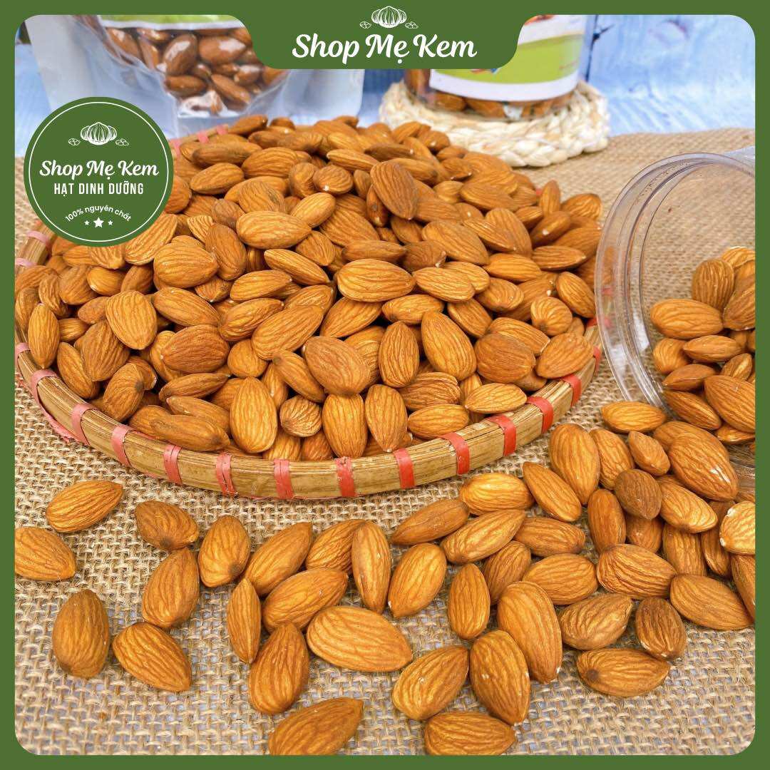 500Gr Hạt hạnh nhân còn sống làm sữa