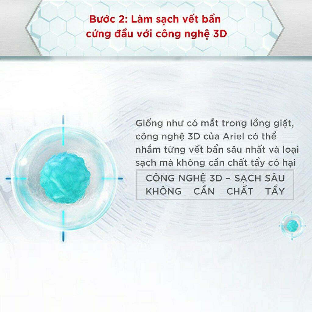 [HCM]Nước giặt Ariel túi 360g