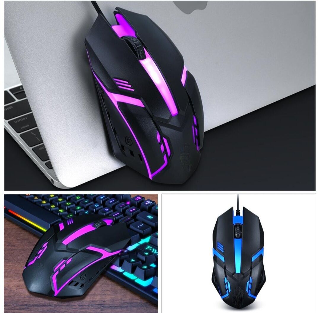 Mouse có dây t-wolf v1 led usb