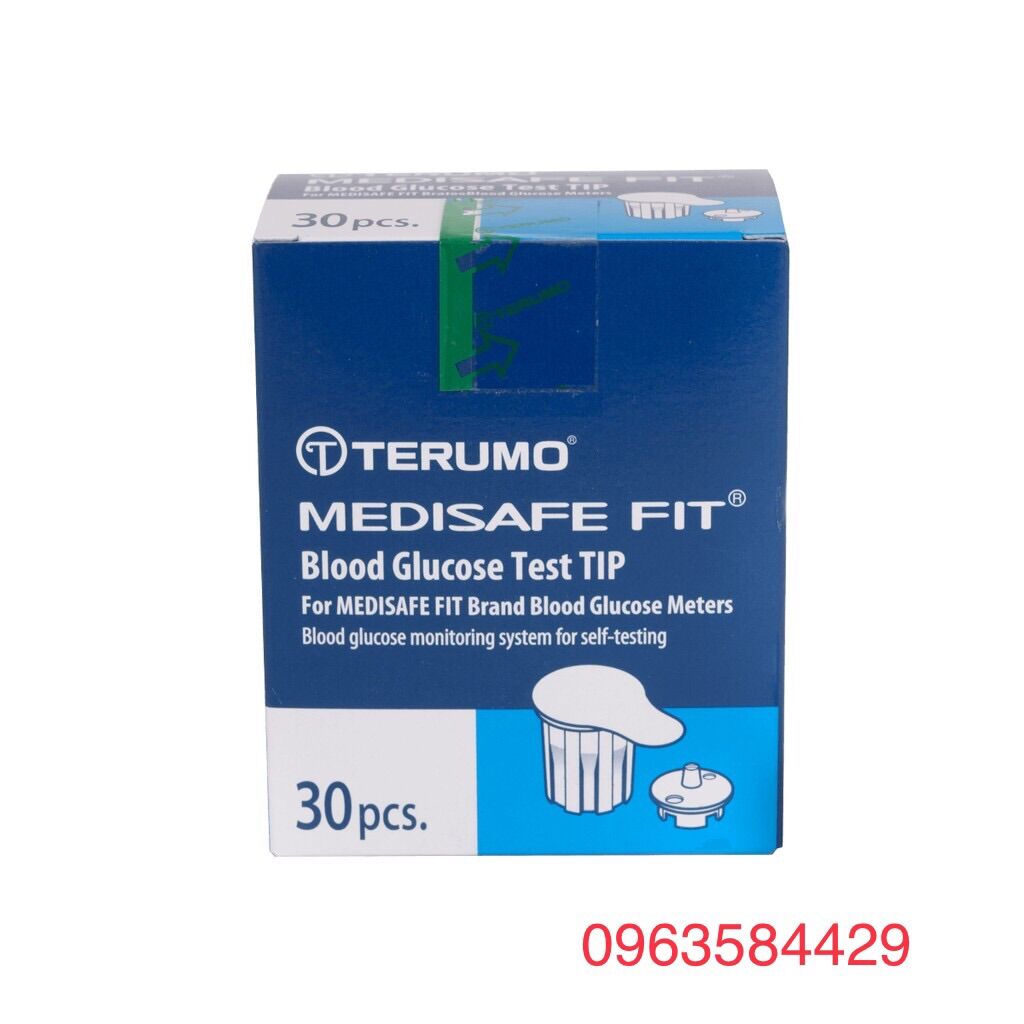 Hộp 30 Que Thử Tiểu Đường, Đường Huyết Terumo Medisafe Fit