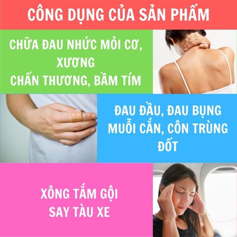 Dầu gió đỏ Hổ Vàng ( chai 7ml)