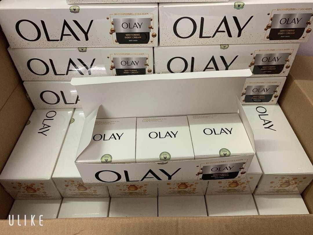 Kem body trắng da olay thailan