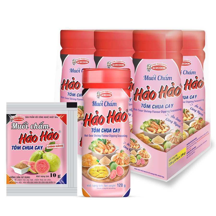 1 hủ muối chấm hảo hảo tôm chua cay 120gr