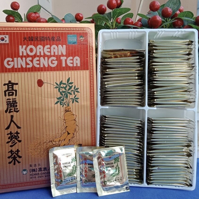 Trà sâm Hàn Quốc - Korea Ginseng Tea (Hộp 100 gói)