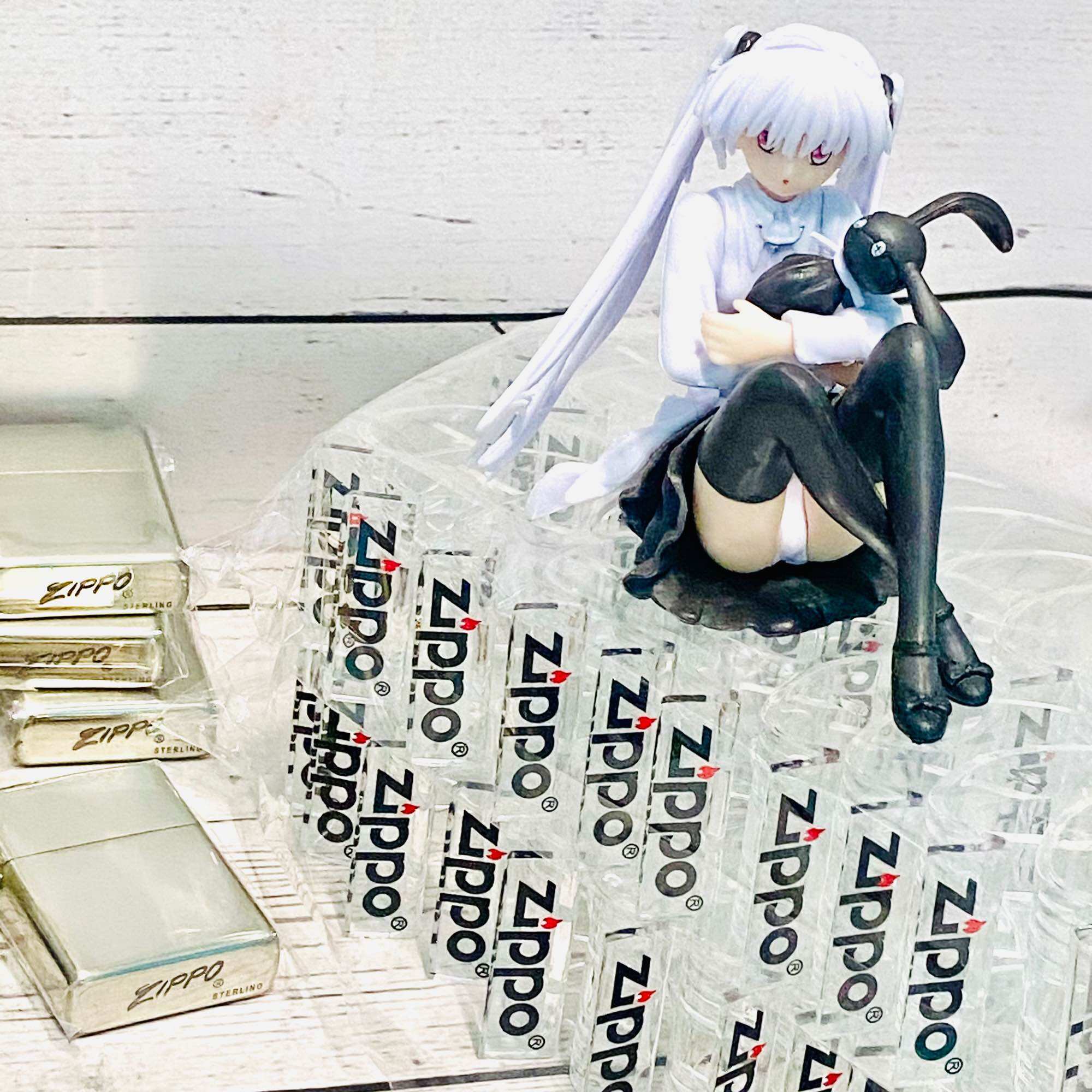 Mica Display Stand with Zippo Lettering