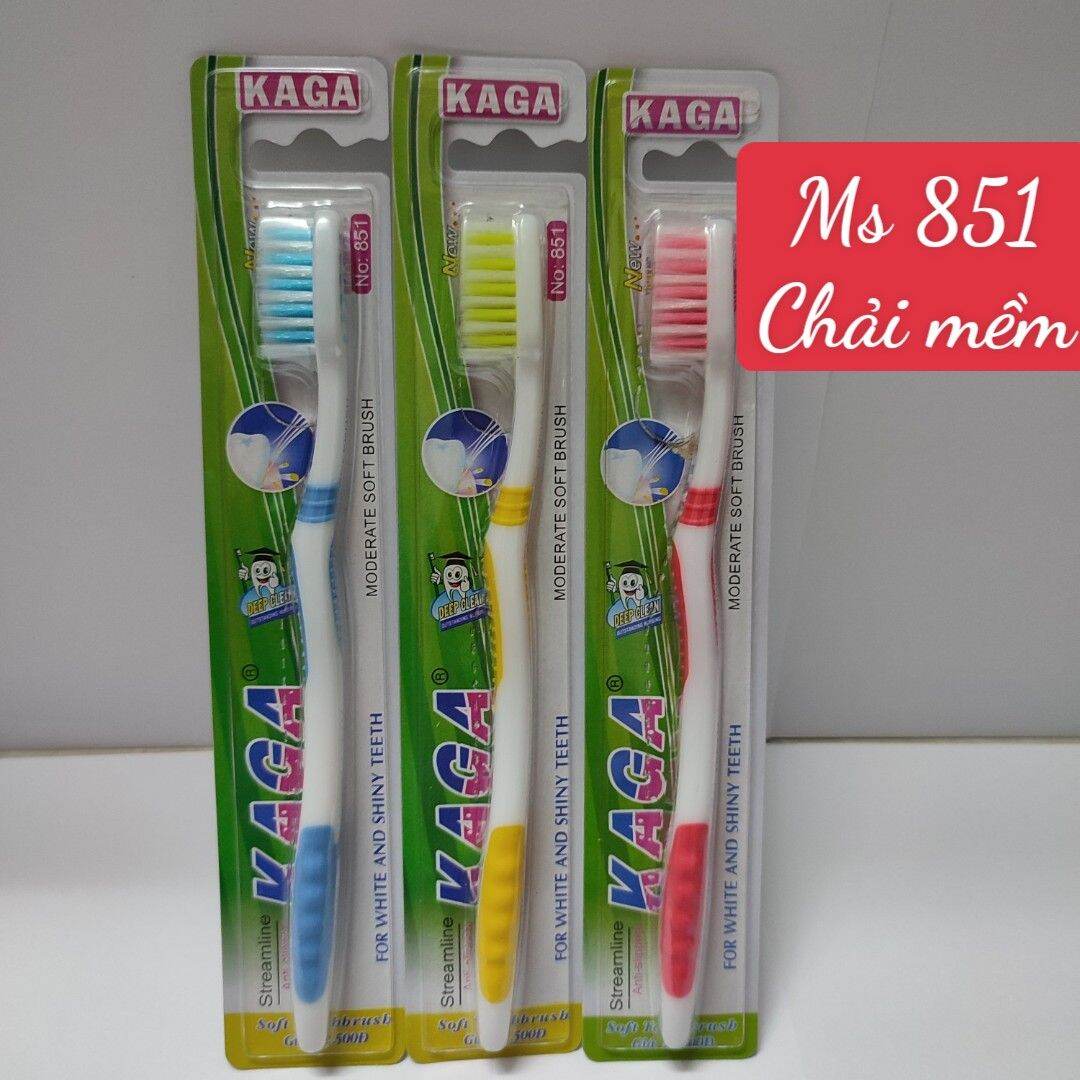 Combo 12 cây bàn chải đánh răng Kaga