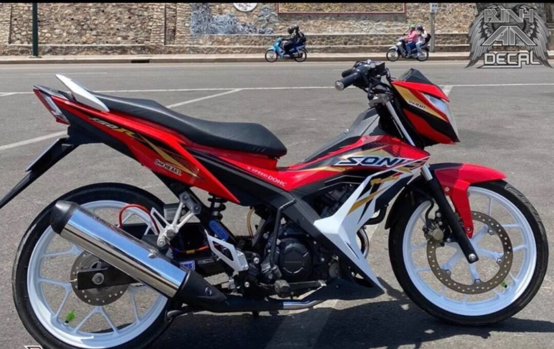 Tem rời sonic 150 đỏ