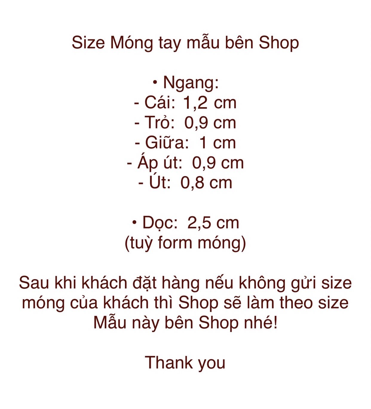 Nailbox TAY thiết kế đỏ đô beo