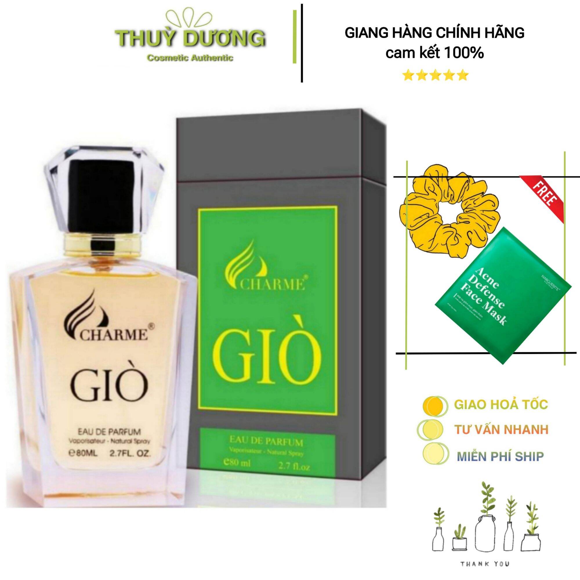 Nước hoa Nam Giò Charme mạnh mẽ tự tin lôi cuống ấm áp