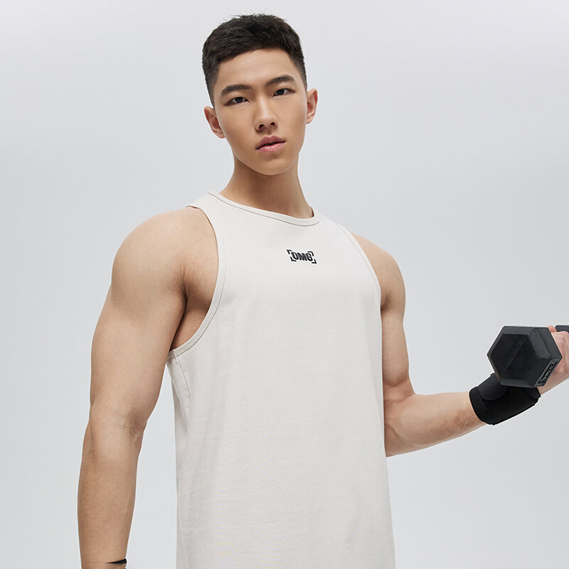 Áo Ba Lỗ Tập Gym Thể Thao Cotton Mùa Hè Thương Hiệu Sành Điệu OMG Áo Thun Thấm Mồ Hôi Thoáng Khí Đàn Hồi Cao Không Tay Cho Nam Áo Tập Luyện