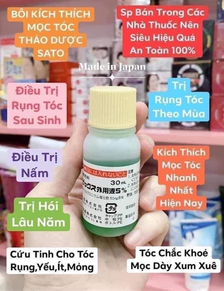 Tinh chất kích thích mọc tóc thảo dược Sato