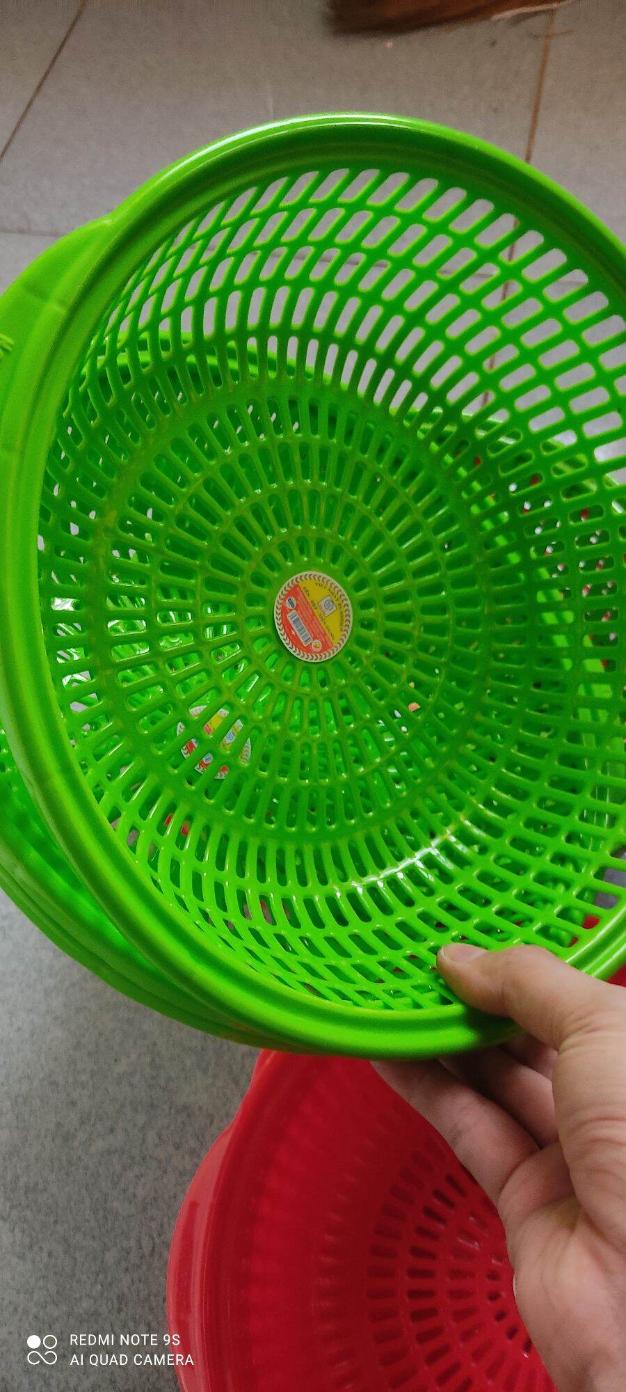 set 5 rổ nhựa tròn 28*20.5*10 cm hàng Cao cấp việt nhật