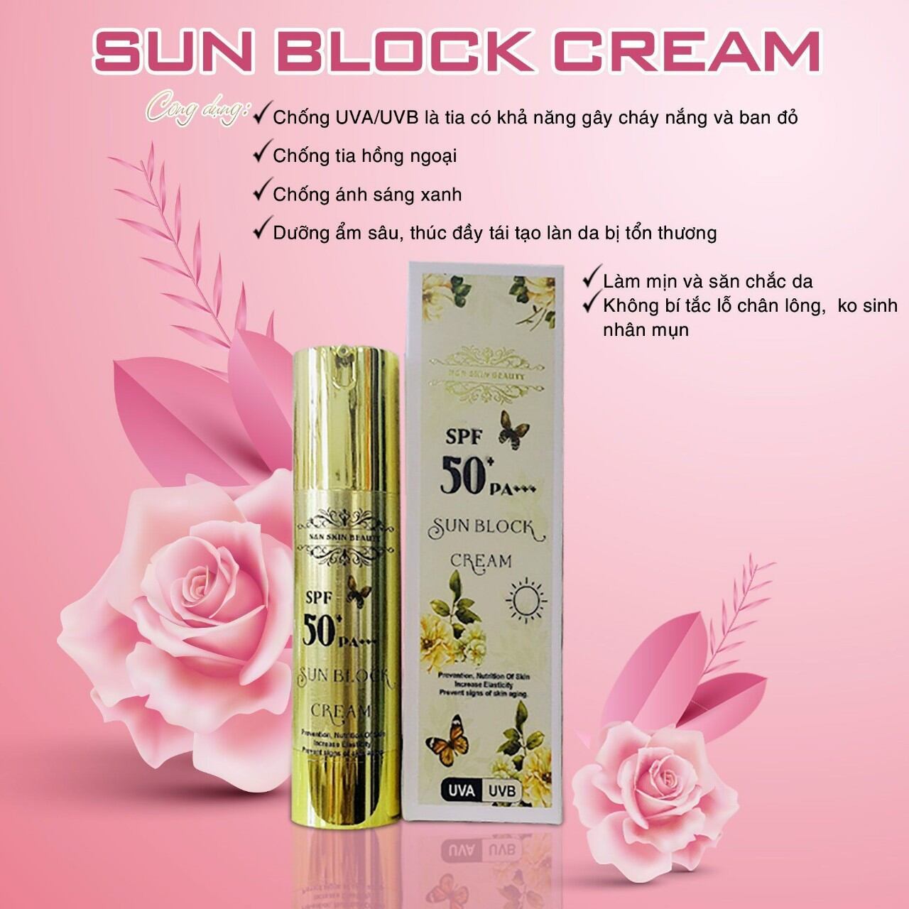 KEM CHỐNG NẮNG COLLAGEN CAO CẤP