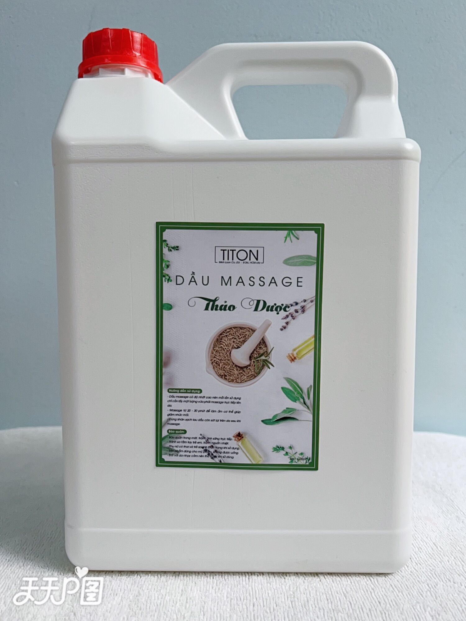 5 lit Dầu Massage Thảo Mộc