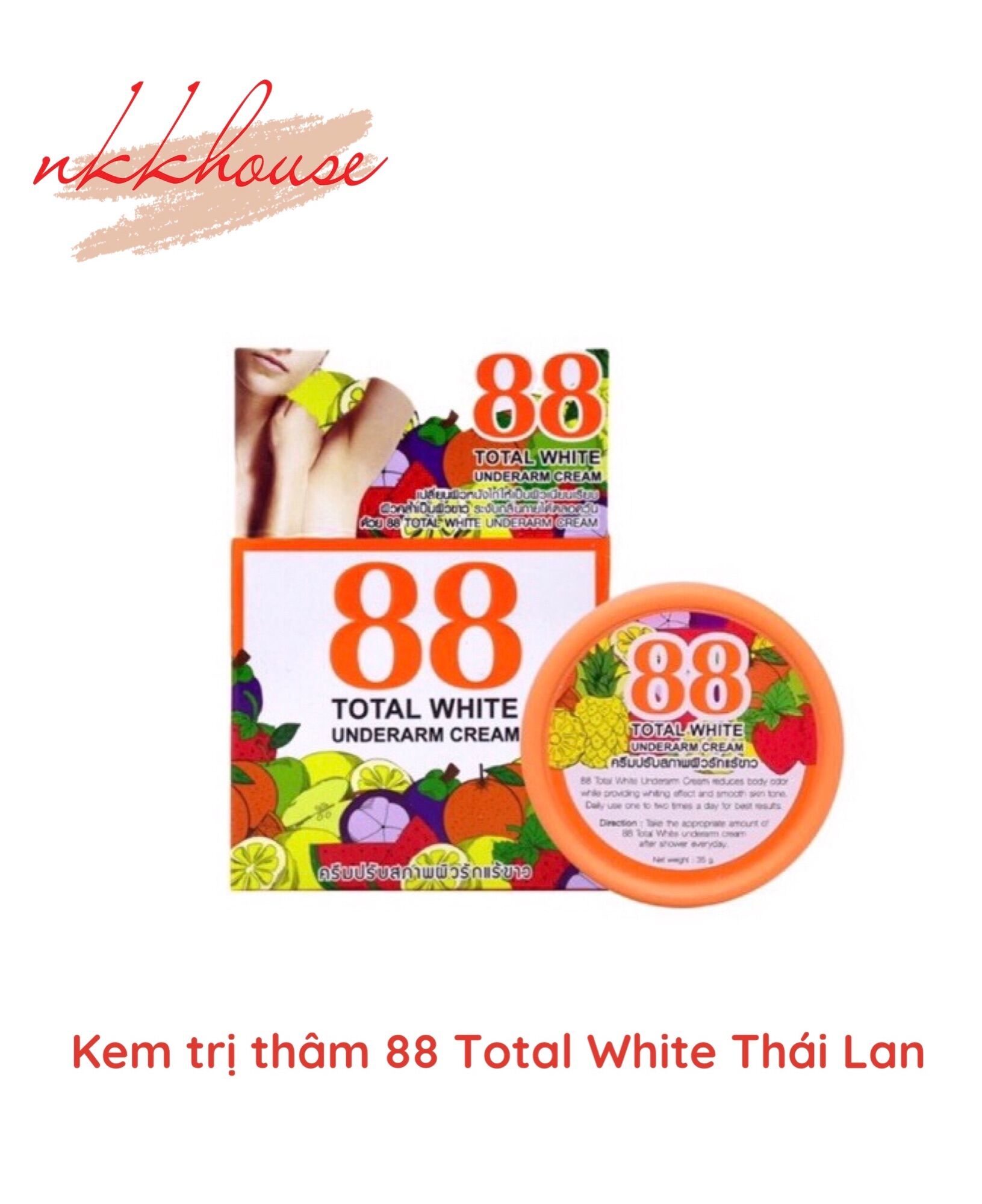 [Nkkhouse] Kem Trị Thâm 88 Total Ưhite Thái Lan