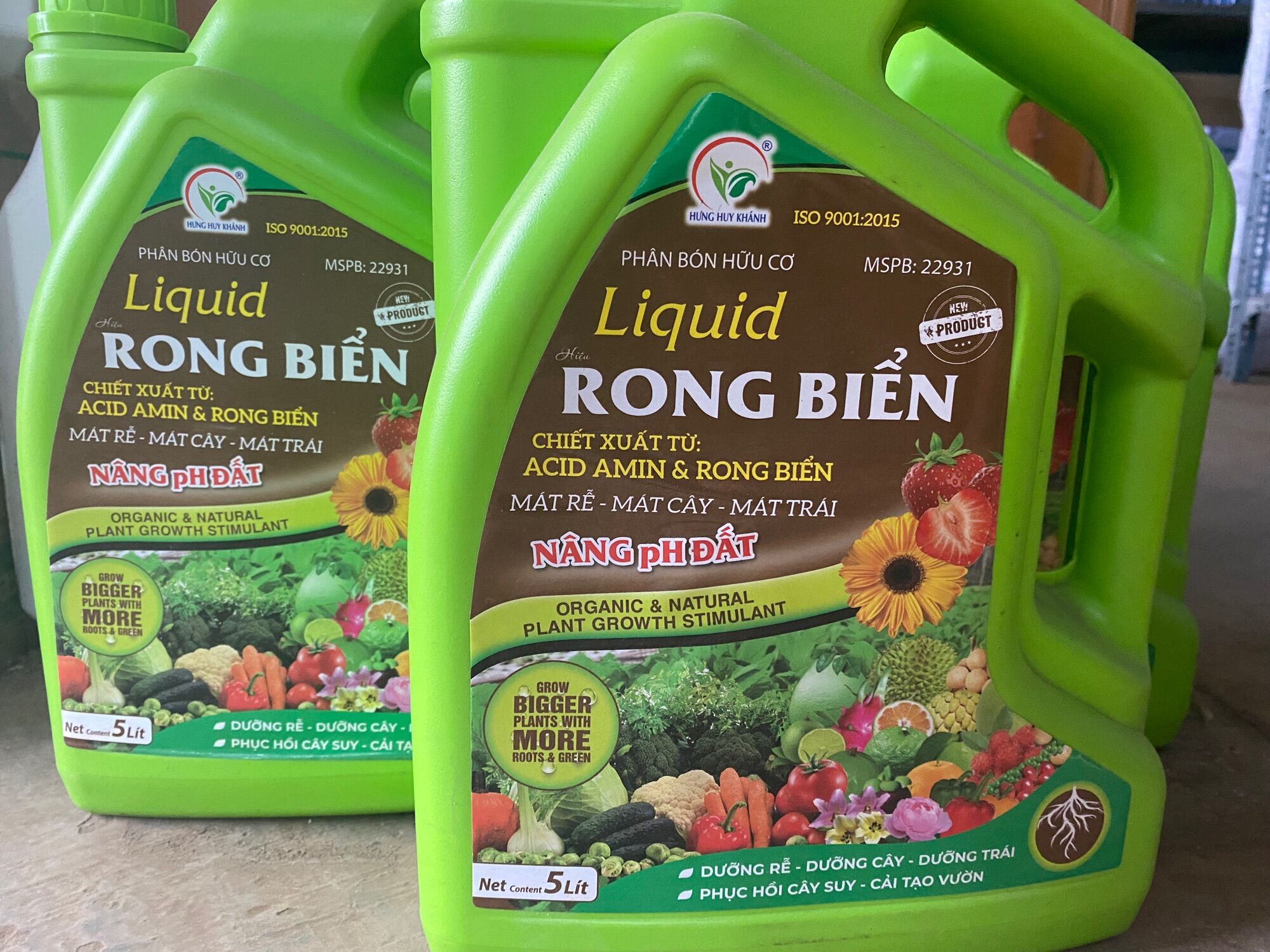 Phân Bón Hữu Cơ LIQUIT RONG BIỂN  Can 5Lít