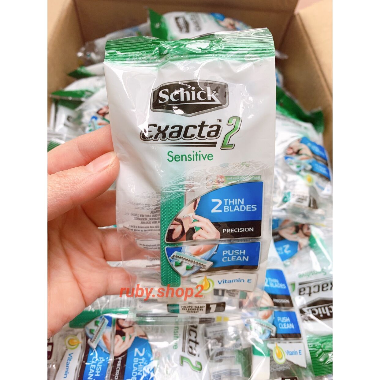 COMBO 10 DAO CẠO DÙNG MỘT LẦN SCHICK EXACTA 2