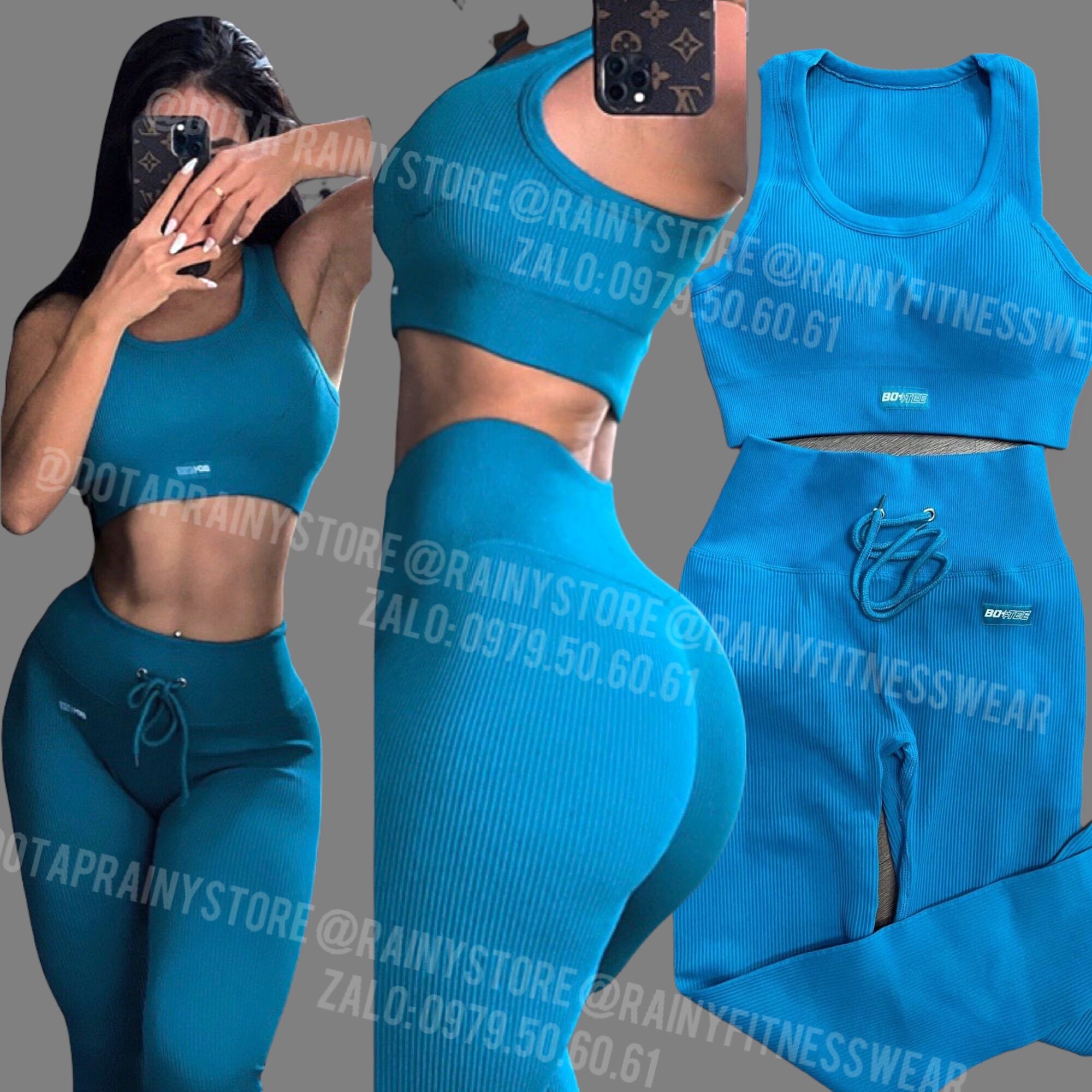 Bộ đồ tập gym, yoga botee shape- đồ tập rainy store