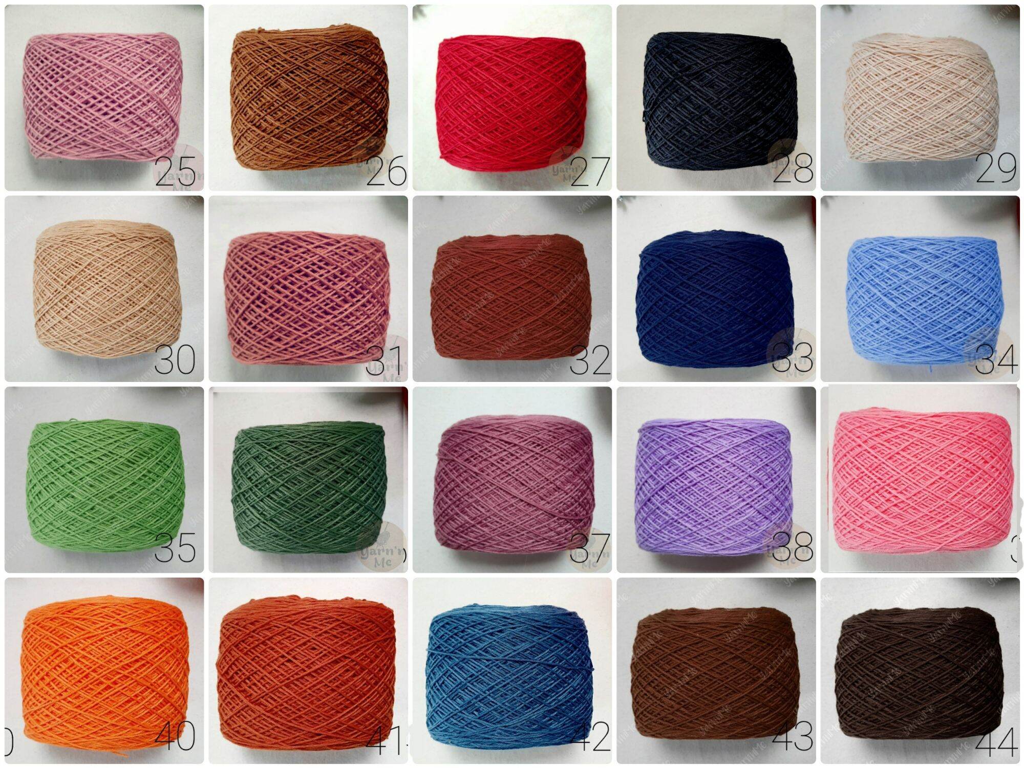 (01-60) Sợi cotton Nhật se 1.0mm